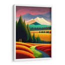 Paisaje Oriental - DEA Digital Esoteric Art | Cuadro decorativo de Canvas Lab