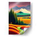 Paisaje Oriental - DEA Digital Esoteric Art | Cuadro decorativo de Canvas Lab