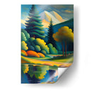 Bosque Postimpresionista - DEA Digital Esoteric Art | Cuadro decorativo de Canvas Lab