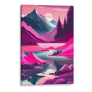 Paisaje Rosa Plástico - DEA Digital Esoteric Art | Cuadro decorativo de Canvas Lab