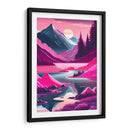 Paisaje Rosa Plástico - DEA Digital Esoteric Art | Cuadro decorativo de Canvas Lab