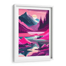 Paisaje Rosa Plástico - DEA Digital Esoteric Art | Cuadro decorativo de Canvas Lab