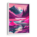 Paisaje Rosa Plástico - DEA Digital Esoteric Art | Cuadro decorativo de Canvas Lab
