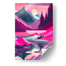 Paisaje Rosa Plástico - DEA Digital Esoteric Art | Cuadro decorativo de Canvas Lab