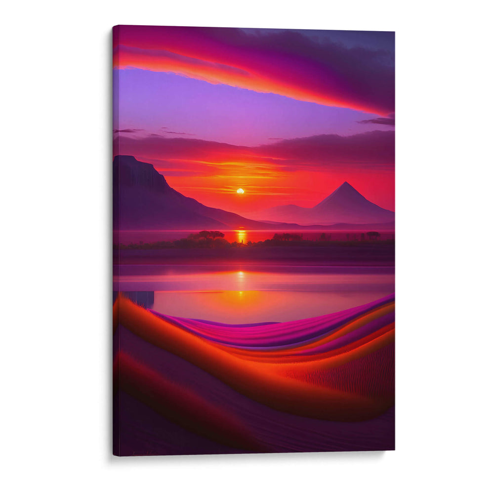 Paisaje Rosado - DEA Digital Esoteric Art | Cuadro decorativo de Canvas Lab