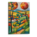 Paisaje Tipo Macke - DEA Digital Esoteric Art | Cuadro decorativo de Canvas Lab