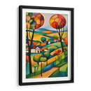 Paisaje Tipo Macke - DEA Digital Esoteric Art | Cuadro decorativo de Canvas Lab