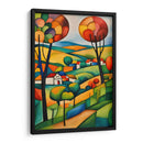 Paisaje Tipo Macke - DEA Digital Esoteric Art | Cuadro decorativo de Canvas Lab