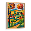 Paisaje Tipo Macke - DEA Digital Esoteric Art | Cuadro decorativo de Canvas Lab