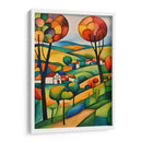 Paisaje Tipo Macke - DEA Digital Esoteric Art | Cuadro decorativo de Canvas Lab