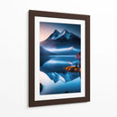 Paraiso Azul - DEA Digital Esoteric Art | Cuadro decorativo de Canvas Lab