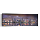 Miami Panorama Noche - Toño Chavez | Cuadro decorativo de Canvas Lab