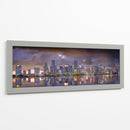 Miami Panorama Noche - Toño Chavez | Cuadro decorativo de Canvas Lab