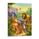 Animales en la Selva - DEA Digital Esoteric Art | Cuadro decorativo de Canvas Lab