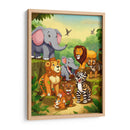 Animales en la Selva - DEA Digital Esoteric Art | Cuadro decorativo de Canvas Lab