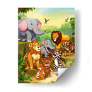 Animales en la Selva - DEA Digital Esoteric Art | Cuadro decorativo de Canvas Lab