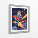 Niño Cósmico Feliz - DEA Digital Esoteric Art | Cuadro decorativo de Canvas Lab