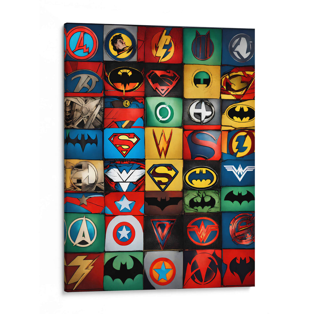 Superhéroes Emblemas - DEA Digital Esoteric Art | Cuadro decorativo de Canvas Lab