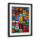 Superhéroes Emblemas - DEA Digital Esoteric Art | Cuadro decorativo de Canvas Lab