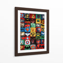 Superhéroes Emblemas - DEA Digital Esoteric Art | Cuadro decorativo de Canvas Lab