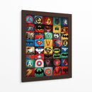 Superhéroes Emblemas - DEA Digital Esoteric Art | Cuadro decorativo de Canvas Lab