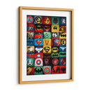 Superhéroes Emblemas - DEA Digital Esoteric Art | Cuadro decorativo de Canvas Lab