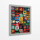 Superhéroes Emblemas - DEA Digital Esoteric Art | Cuadro decorativo de Canvas Lab