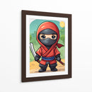Ninja Pequeño - DEA Digital Esoteric Art | Cuadro decorativo de Canvas Lab