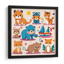 Animalitos Tiernos - DEA Digital Esoteric Art | Cuadro decorativo de Canvas Lab