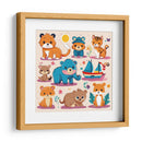 Animalitos Tiernos - DEA Digital Esoteric Art | Cuadro decorativo de Canvas Lab