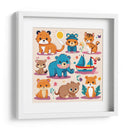 Animalitos Tiernos - DEA Digital Esoteric Art | Cuadro decorativo de Canvas Lab