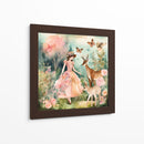 Bella Niña con Venados - DEA Digital Esoteric Art | Cuadro decorativo de Canvas Lab