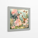 Bella Niña con Venados - DEA Digital Esoteric Art | Cuadro decorativo de Canvas Lab