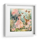 Bella Niña con Venados - DEA Digital Esoteric Art | Cuadro decorativo de Canvas Lab