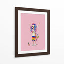 Niña Psicodélica - DEA Digital Esoteric Art | Cuadro decorativo de Canvas Lab