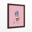 Niña Psicodélica - DEA Digital Esoteric Art | Cuadro decorativo de Canvas Lab