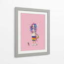 Niña Psicodélica - DEA Digital Esoteric Art | Cuadro decorativo de Canvas Lab