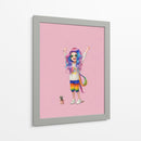 Niña Psicodélica - DEA Digital Esoteric Art | Cuadro decorativo de Canvas Lab