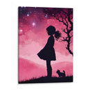 La Niña y las Estrellas - DEA Digital Esoteric Art | Cuadro decorativo de Canvas Lab