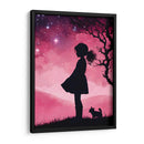 La Niña y las Estrellas - DEA Digital Esoteric Art | Cuadro decorativo de Canvas Lab