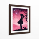 La Niña y las Estrellas - DEA Digital Esoteric Art | Cuadro decorativo de Canvas Lab