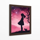 La Niña y las Estrellas - DEA Digital Esoteric Art | Cuadro decorativo de Canvas Lab