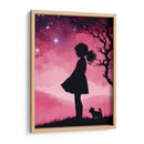 La Niña y las Estrellas - DEA Digital Esoteric Art | Cuadro decorativo de Canvas Lab
