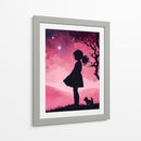 La Niña y las Estrellas - DEA Digital Esoteric Art | Cuadro decorativo de Canvas Lab