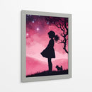 La Niña y las Estrellas - DEA Digital Esoteric Art | Cuadro decorativo de Canvas Lab