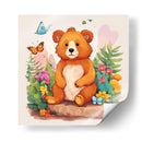 Osito Alegre Sentado - DEA Digital Esoteric Art | Cuadro decorativo de Canvas Lab