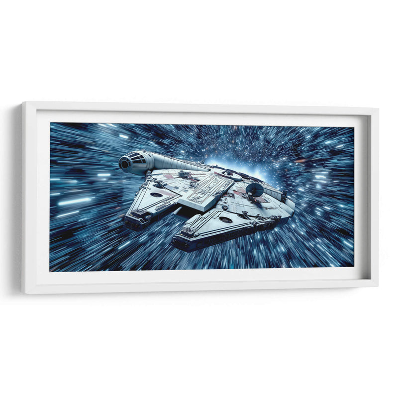 Millenium Falcon - DeLaVegaGaming | Cuadro decorativo de Canvas Lab