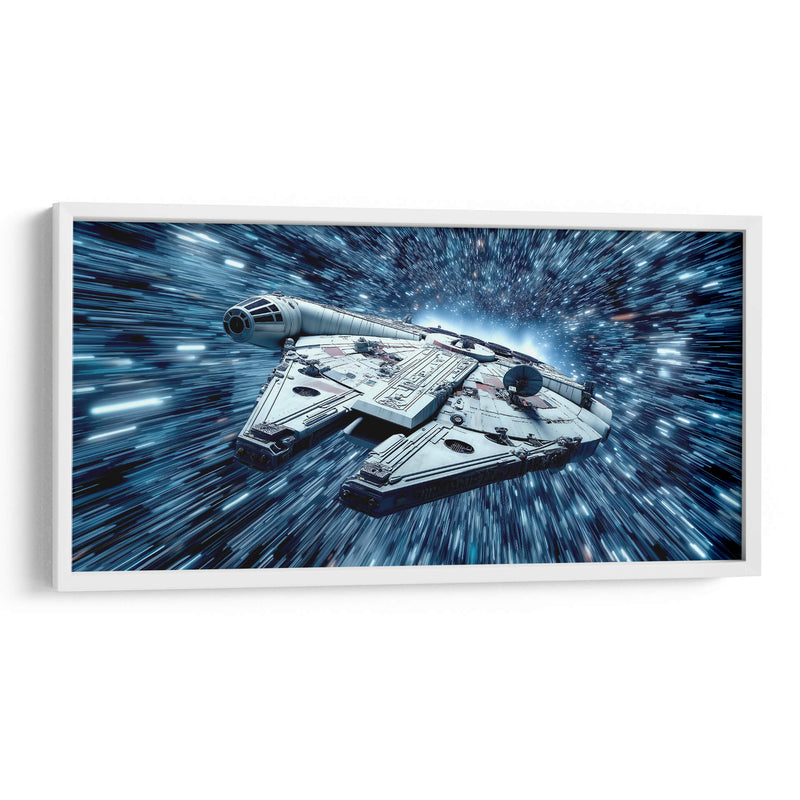 Millenium Falcon - DeLaVegaGaming | Cuadro decorativo de Canvas Lab