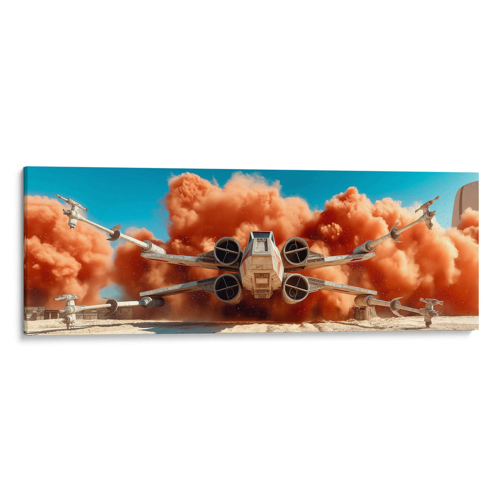 X-Wing - DeLaVegaGaming | Cuadro decorativo de Canvas Lab