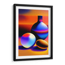 Ánfora Neón Surrealista - DEA Digital Esoteric Art | Cuadro decorativo de Canvas Lab